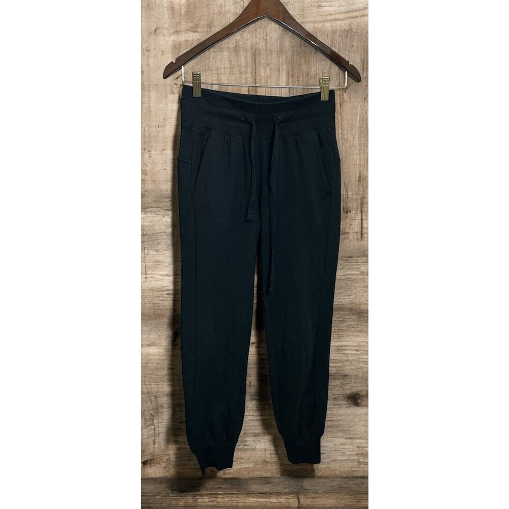 Women's Z By Zella Black Joggers Sz XS Cotton Blend Pockets Athletic Sweatpants